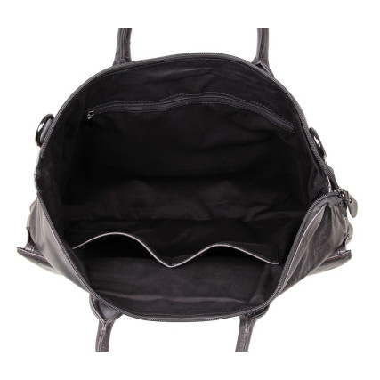 Кожаная сумка для ноутбука 7241J-1 Buffalo Bags серая – Фото 6
