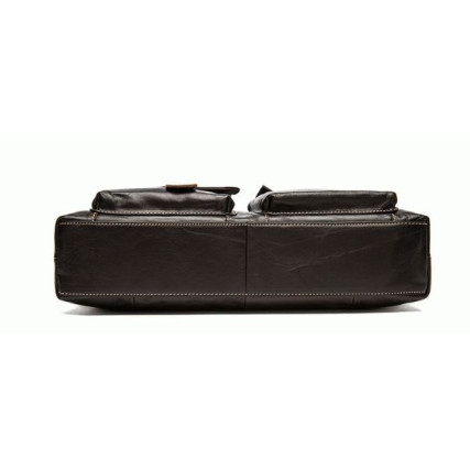 Кожаный портфель мужской 7264A Buffalo Bags черный – Фото 2