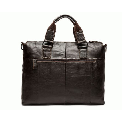 Кожаный портфель мужской 7264A Buffalo Bags черный – Фото 3