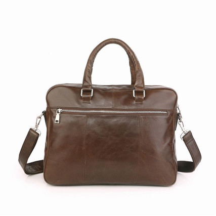 Кожаный портфель мужской 7270C-1 Buffalo Bags коричневый – Фото 2
