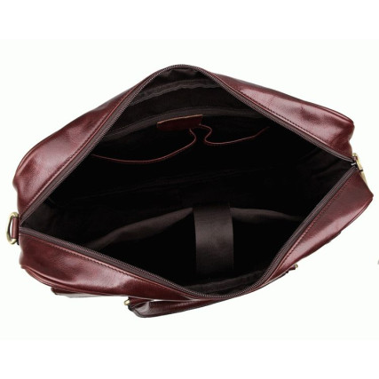 Кожаный портфель мужской 7270C Buffalo Bags коричневый – Фото 4