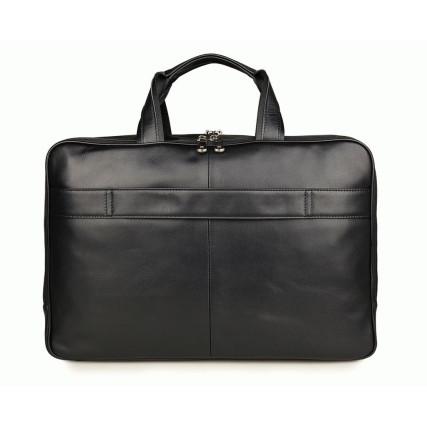 Мужская кожаная сумка 7289A Buffalo Bags черная – Фото 3