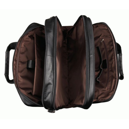 Мужская кожаная сумка 7289A Buffalo Bags черная – Фото 7