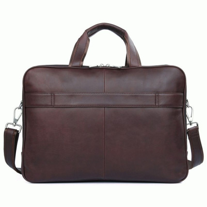 Мужская кожаная сумка 7289X Buffalo Bags коричневая – Фото 2