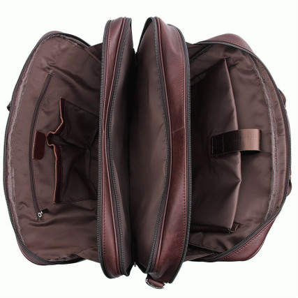 Мужская кожаная сумка 7289X Buffalo Bags коричневая – Фото 9