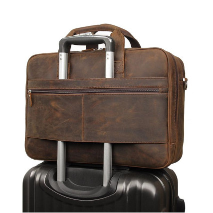 Сумка для ноутбука 17&quot; Buffalo Bags коричневая 7320R – Фото 8