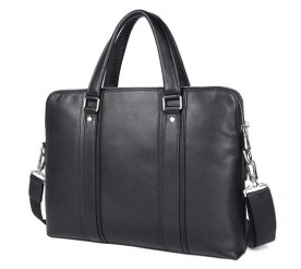 Кожаный портфель мужской Buffalo Bags черный 7325A