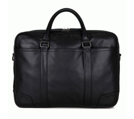 Мужской кожаный портфель Buffalo Bags черный 7348A