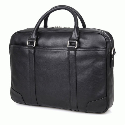 Мужская кожаная сумка 7349A Buffalo Bags черная – Фото 1