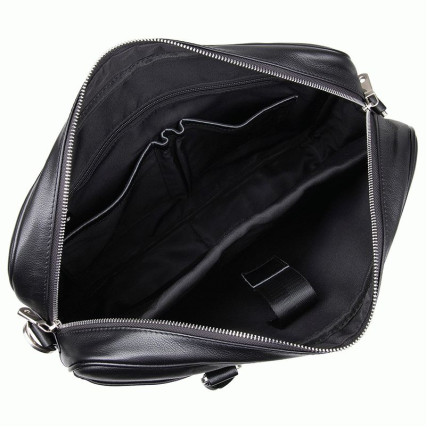 Мужская кожаная сумка 7349A Buffalo Bags черная – Фото 6