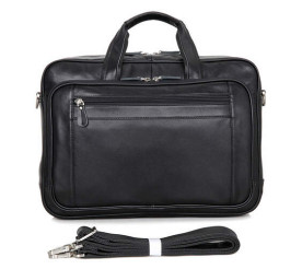 Мужская кожаная сумка 7367A Buffalo Bags черная