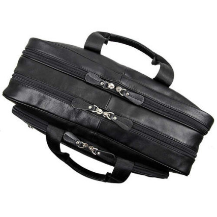 Мужская кожаная сумка 7367A Buffalo Bags черная – Фото 4