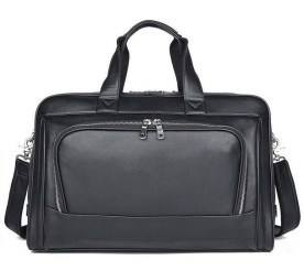Мужской кожаный портфель Buffalo Bags черный 7408A