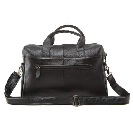 Мужская кожаная сумка Buffalo Bags черная M7122A – Фото 4