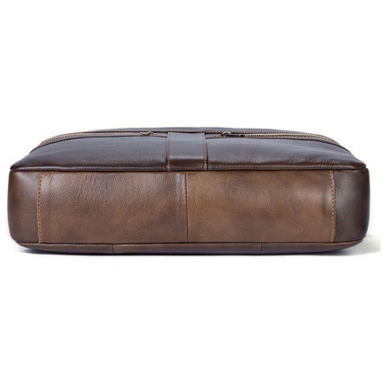 Коричневый кожаный портфель Bexhill Bx1120C – Фото 2