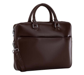 Мужской кожаный портфель Borsa Leather коричневый K16971v-brown