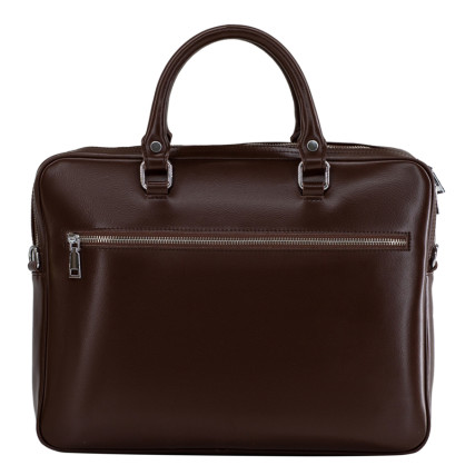 Мужской кожаный портфель Borsa Leather коричневый K16971v-brown – Фото 3