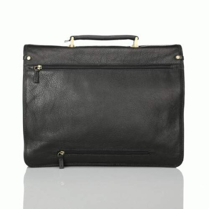 Классический кожаный портфель Katana (Франция) черный k31042-1 – Фото 2