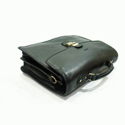 Кожаный портфель Katana (Франция) черный K36822-1 – Фото 2