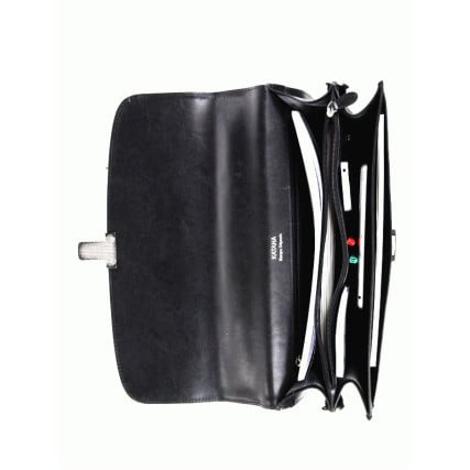 Солидный мужской портфель Katana (Франция) черный k63041-1 – Фото 5