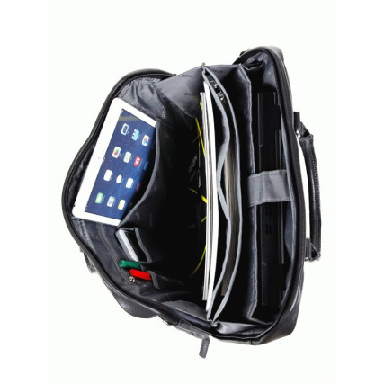 Кожаный портфель для ноутбука Katana (Франция) черный k69257-1 – Фото 6