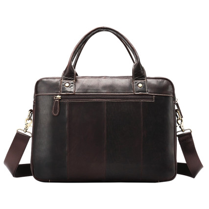 Мужской кожаный портфель коричневый Buffalo Bags M8539C – Фото 2