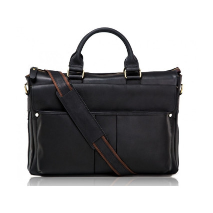 Мужской кожаный портфель Tiding Bag t1096A – Фото 2