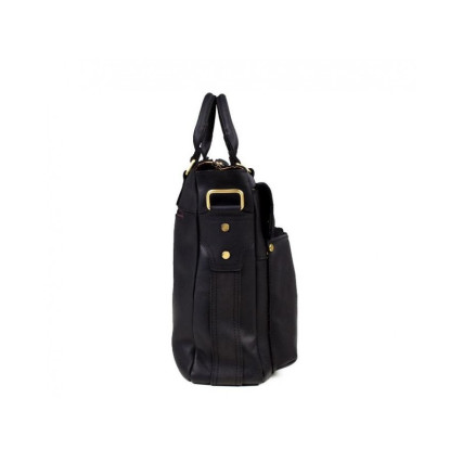 Мужской кожаный портфель Tiding Bag t1096A – Фото 4