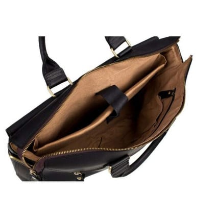 Мужской кожаный портфель Tiding Bag t1096A – Фото 5