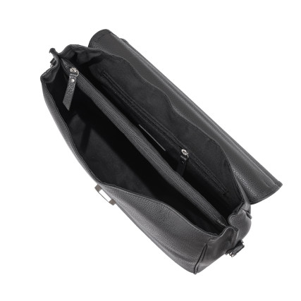 Мужской кожаный портфель Virginia Conti (Италия) черный VCm01874black – Фото 4