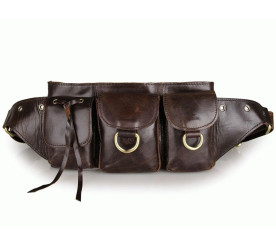 Поясная сумка 3014Q Buffalo Bags коричневая