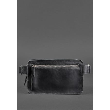 Кожаная сумка на пояс DROPBAG MAXI черная BN-BAG-20-g – Фото 3