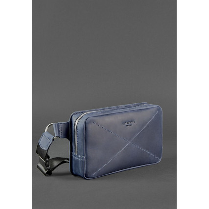 Кожаная сумка на пояс DROPBAG MAXI (Ночное небо) bn-bag-20-nn – Фото 2