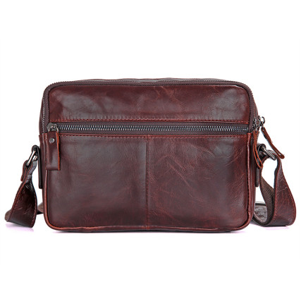 Мужская сумка через плечо Buffalo Bags коричневая 1026B – Фото 2