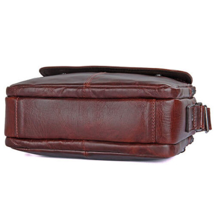 Мужская сумка через плечо Buffalo Bags коричневая 1026B – Фото 3