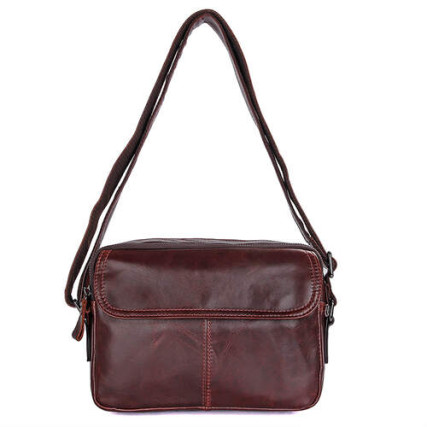 Мужская сумка через плечо Buffalo Bags коричневая 1026B – Фото 4