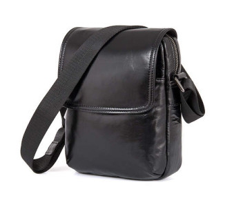 Мужская сумка через плечо Buffalo Bags черная 1031A