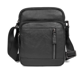 Мужская сумка через плечо Buffalo Bags черная 1040A