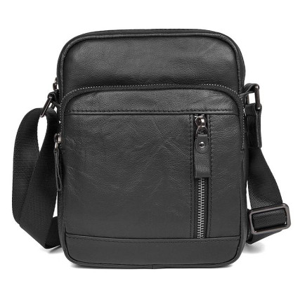 Мужская сумка через плечо Buffalo Bags черная 1040A – Фото 1