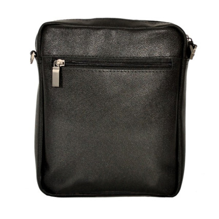 Мужская кожаная сумка Borsa Leather черная 104521-black – Фото 3