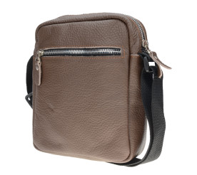 Мужская кожаная сумка Borsa Leather коричневая 10t1024-brown