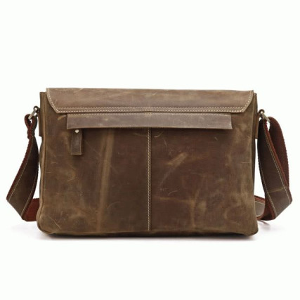 Мужская сумка через плечо 6002B Buffalo Bags коричневая – Фото 2