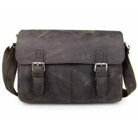 Мужской кожаный мессенджер 6002R Buffalo Bags коричневый