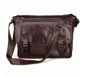 Мужская сумка через плечо 7022Q Buffalo Bags коричневая