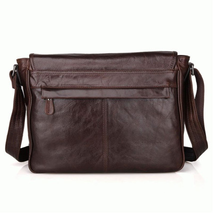 Мужская сумка через плечо 7022Q Buffalo Bags коричневая – Фото 2