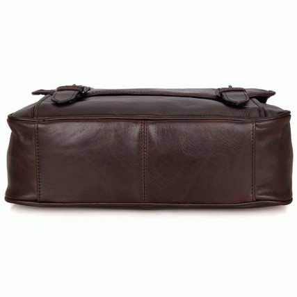 Мужская сумка через плечо 7022Q Buffalo Bags коричневая – Фото 3