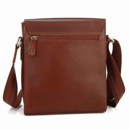 Мужская сумка через плечо 7054B Buffalo Bags коричневая – Фото 3