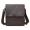 Мужская кожаная винтажная сумка через плечо Buffalo Bags коричневая 7055B-1