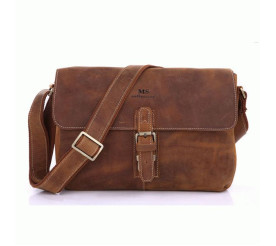 Мужская сумка через плечо 7084B-1 Buffalo Bags коричневая