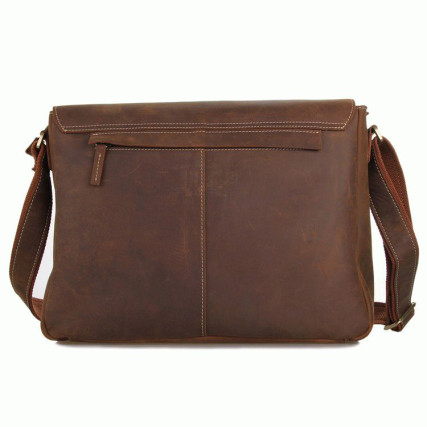 Мужская сумка через плечо 7084LB Buffalo Bags коричневая – Фото 3
